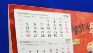 Portfolio - Kalendarz biurkowy #1